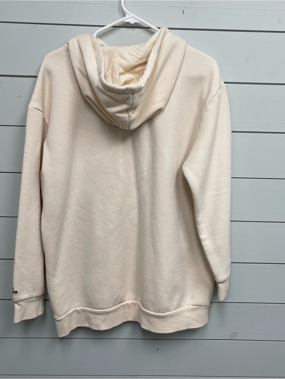 Adidas cream and black sweatshirt hoodie men's size medium - Picture 2 of 5